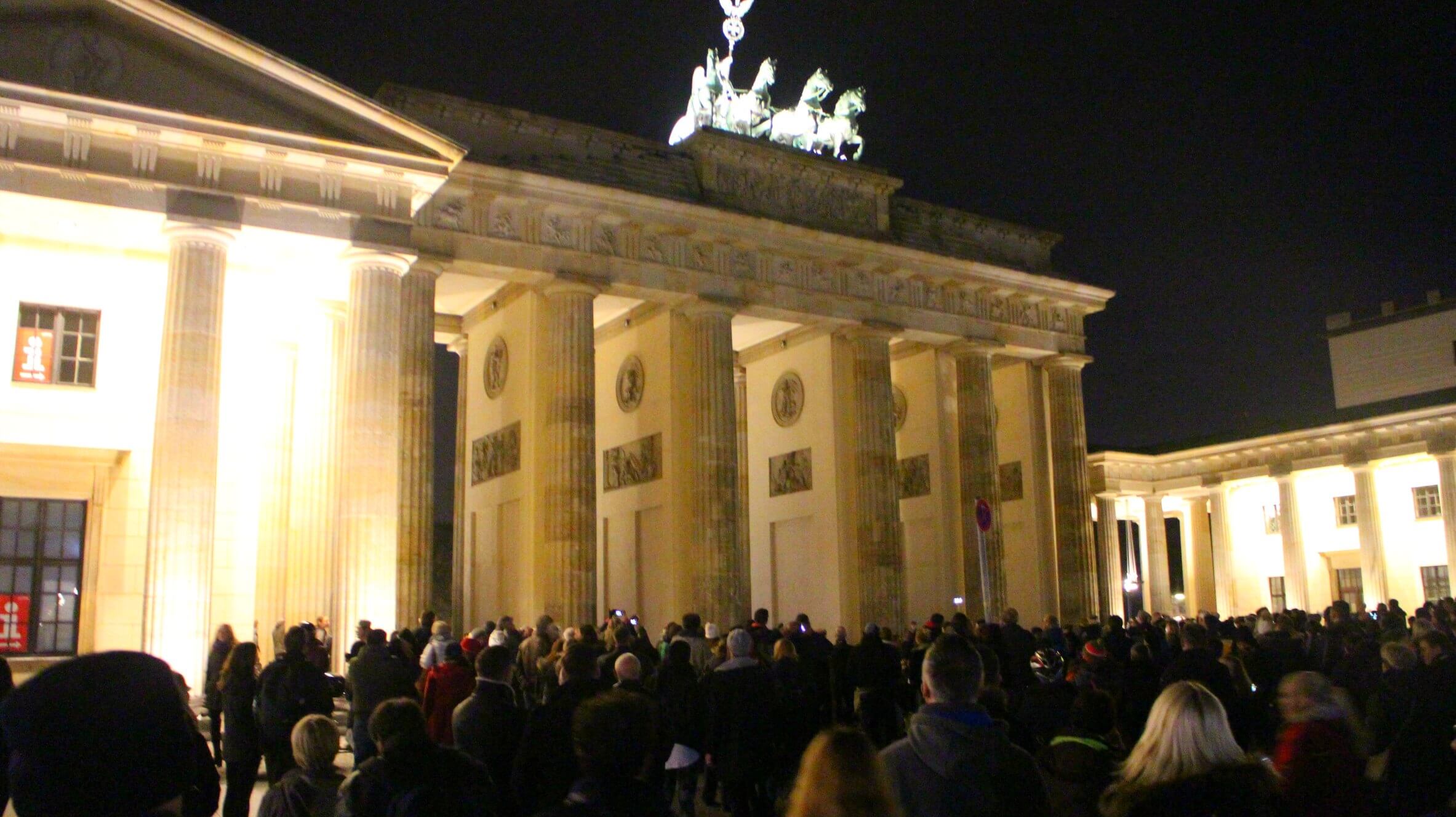 Brandenburger Tor verlicht